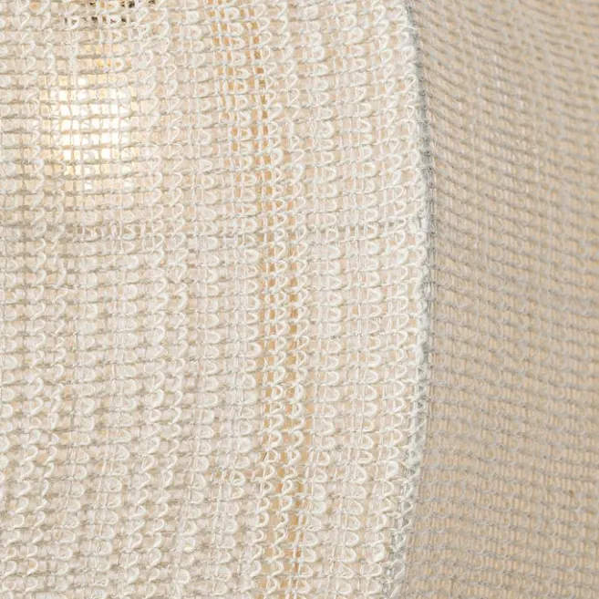 Kinder QAZQA Orientalische Hängelampe Naturstoff 46 cm - Rob