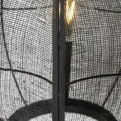 Kinder QAZQA Orientalische Hängelampe Schwarz Stoff 35 cm - Rob