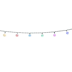 QAZQA Outdoor-Lichterkette 7m inkl. LED 50-Licht RGBW Solar - Festival