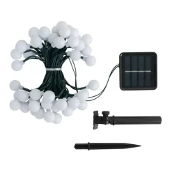 QAZQA Outdoor-Lichterkette 7m inkl. LED 50-Licht RGBW Solar - Festival