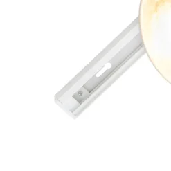 QAZQA 1-Phasiges Schienensystem mit 6 verstellbaren weißen Strahlern - Magnax Jeana