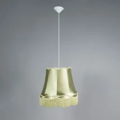 QAZQA Retro Hängelampe grün 45 cm - Granny