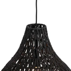 Kinder QAZQA Retro Hängelampe schwarz 45 cm - Lina Drop