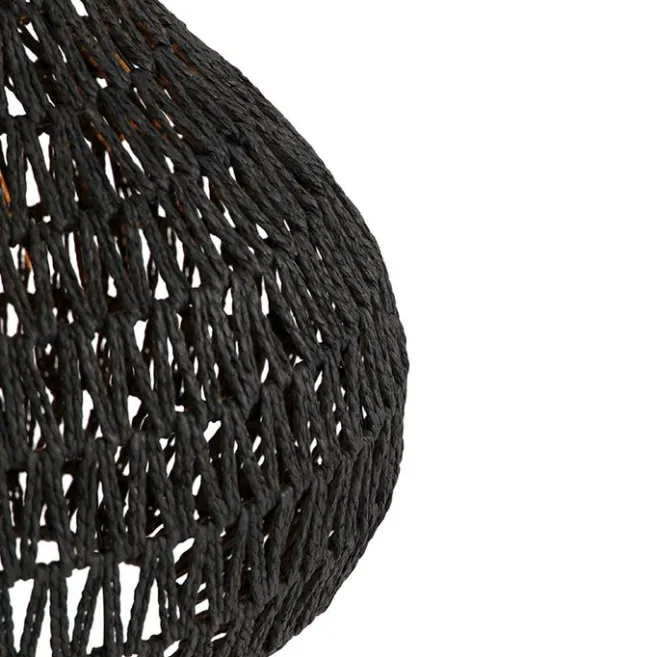 Kinder QAZQA Retro Hängelampe schwarz 45 cm - Lina Drop