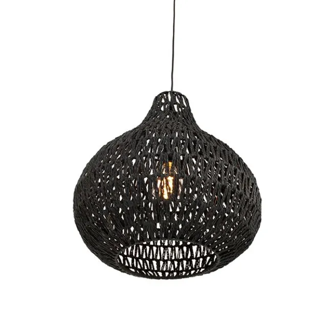 Kinder QAZQA Retro Hängelampe schwarz 45 cm - Lina Drop