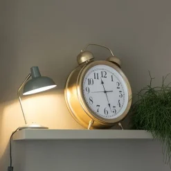 QAZQA Retro Tischlampe grün mit Bronze - Milou