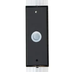 QAZQA Retro Wandleuchte Gunmetal 40cm inkl. LED IP44 - Coco