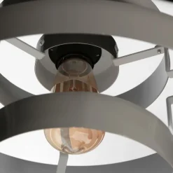 Steinhauer Retro-Hängelampe Grün Rund - Halo Cirque