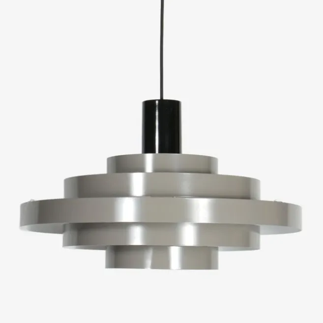 Steinhauer Retro-Hängelampe Grün Rund - Halo Cirque