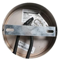 Steinhauer Retro-Hängelampe Weiß Rund - Halo Cirque