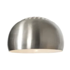 QAZQA Runder Lampenschirm aus Stahl für XXL-Bogenlampe