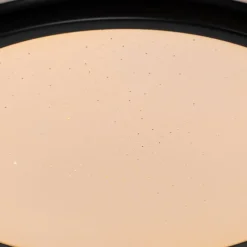 QAZQA Schicke moderne Deckenleuchte schwarz 38 cm inkl. LED und RGB - Jochie