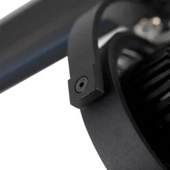 QAZQA Schwarzer Schienenstrahler für 3-Phasen-Schiene GU10 111cm - 3-Phasen-Experte