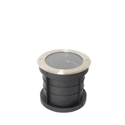 QAZQA Set mit 6 Bodenstrahlern Stahl AR111 verstellbar IP65 - Delux Honey