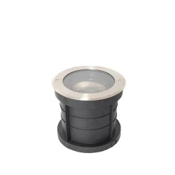 QAZQA Set mit 6 Bodenstrahlern Stahl AR111 verstellbar IP65 - Delux Honey