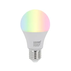 LUUMR Set mit 5 E27 Dimmbare LED-Lampen A60 Opal 9W 806lm 2700-6500K