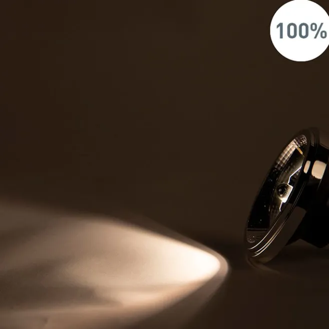 LUEDD Set mit 5 LED-Lampen AR111 GU10 12W 2000K-3000K Kelvin dimmbar