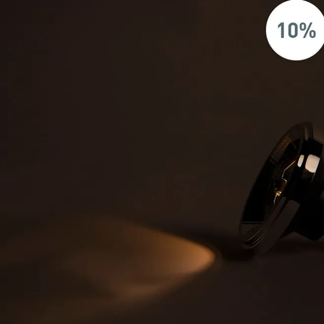 LUEDD Set mit 5 LED-Lampen AR111 GU10 12W 2000K-3000K Kelvin dimmbar