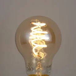 LUUMR Set mit 5 Smart E27 Dimmbar LED Glühbirne A60 Bernstein 4.9W 320lm 2500K