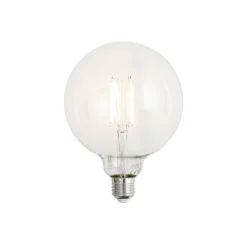 LUUMR Set mit 5 Smart E27 Dimmbare LED-Glühbirnen G125 Klar 7W 806lm 2700-6500K