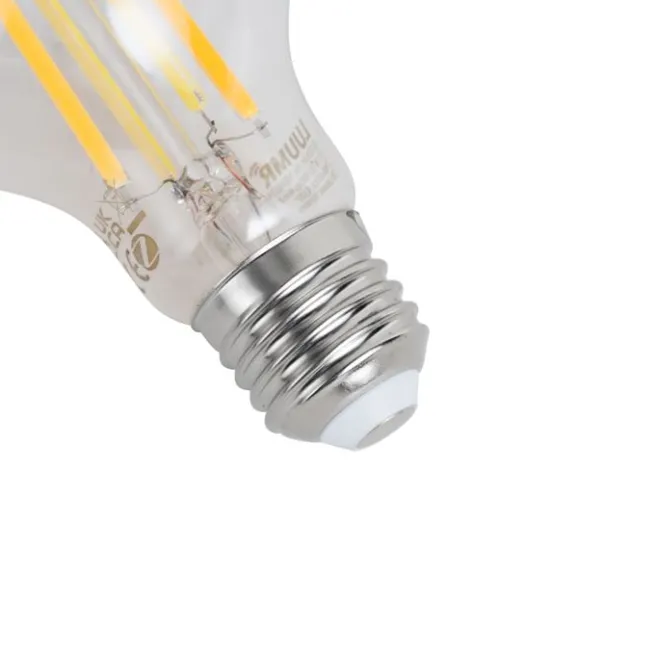 LUUMR Set mit 5 Smart E27 Dimmbare LED-Glühbirnen A60 Klar 7W 806lm 2700-6500K