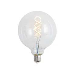 LUUMR Set mit 5 Smart E27 Dimmbare LED-Glühbirnen G125 RGBW 4W 250lm 2700K