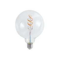 LUUMR Set mit 5 Smart E27 Dimmbare LED-Glühbirnen G125 RGBW 4W 250lm 2700K