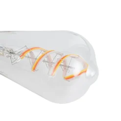 LUUMR Set mit 5 Smart E27 Dimmbare LED-Glühbirnen ST64 Klar RGBW 4W 250lm 2700K