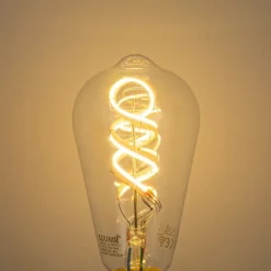 LUUMR Set mit 5 Smart E27 Dimmbare LED-Glühbirnen ST64 Klar RGBW 4W 250lm 2700K