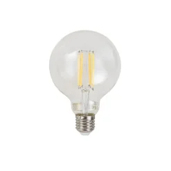 LUUMR Set mit 5 Smart E27 Dimmbare LED-Glühbirnen G95 Klar 7W 806lm 2700-6500K