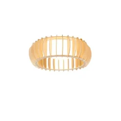 Trio Leuchten Skandinavische Deckenleuchte Beige 40cm inkl. LED - Monte