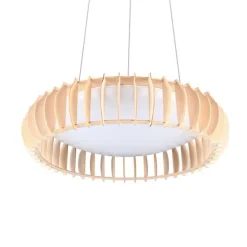 Trio Leuchten Skandinavische Hängelampe Beige inkl. LED - Monte