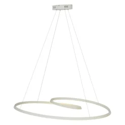 QAZQA Skandinavische Hängelampe Beige 110cm inkl. LED 3-Stufen Dimmbar - Circuit
