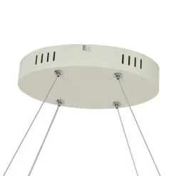 QAZQA Skandinavische Hängelampe Beige 110cm inkl. LED 3-Stufen Dimmbar - Circuit