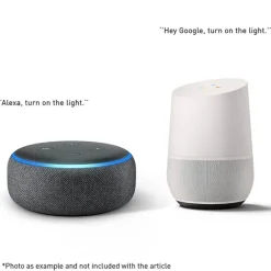 QAZQA Smart Deckenleuchte schwarz mit Rauchglas inkl. 6 Wifi G9 - Uvas