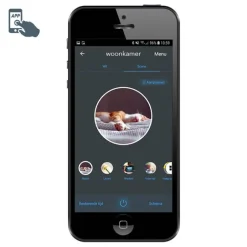 QAZQA Smart Deckenstrahler Gold mit rosafarbenem Glas inkl. 3 Wifi P45 - Vidro