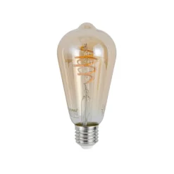LUUMR Smart Dimmbare LED-Glühbirne E27 ST64 Bernstein 4,9 W 320 lm 2500 K