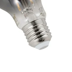 LUUMR Smart Dimmbare LED-Glühbirne E27 A60 Rauchglas 4,9 W 150 lm 1800 K