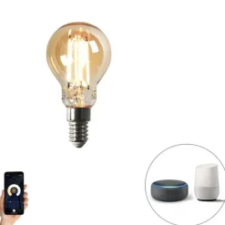 LUEDD Smart E14 dimmbar in Kelvin LED-Lampe P45 Goldline 4,9W 470 lm 1800-4000K