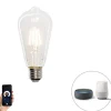 LUEDD Smart E27 dimmbar in Kelvin LED-Lampe ST64 4,5W 470 lm 1800-4000K