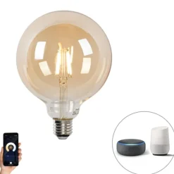 LUEDD Smart E27 dimmbar in Kelvin LED-Lampe G125 Goldline 4,9W 470 lm 1800-4000K