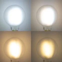 LUUMR Smart E27 Dimmbare LED-Glühbirnen G95 Matt 7W 806lm 2700-6500K