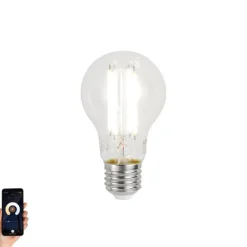 LUUMR Smart E27 Dimmbare LED-Glühbirne A60 Klar 7W 806lm 2700-6500K