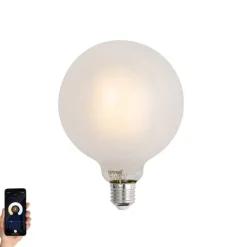 LUUMR Smart E27 Dimmbare LED-Glühbirnen G125 Matt 7W 806lm 2700-6500K
