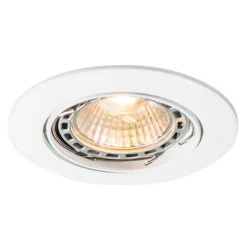 QAZQA Smart Einbau Spot weiß kippbar inkl. Wifi GU10 - Edu