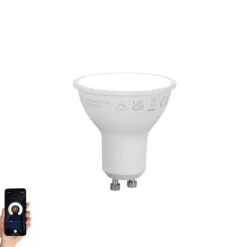 LUUMR Smart GU10 50mm dimmbare LED-Glühbirne Opal 7W 630lm 4000K