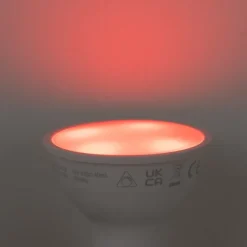 LUUMR Smart GU10 50mm dimmbare LED-Glühbirne Opal RGBW 4,7W 400lm 2700-6500K