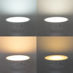 LUUMR Smart GU10 50mm dimmbare LED-Glühbirne Opal RGBW 4,7W 400lm 2700-6500K