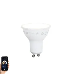 LUUMR Smart GU10 50mm dimmbare LED-Glühbirne Opal 7W 630lm 2700K