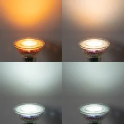 LUEDD Smart GU10 50mm LED-Glühbirne Klar 4,8W 400 lm 1800-6500K